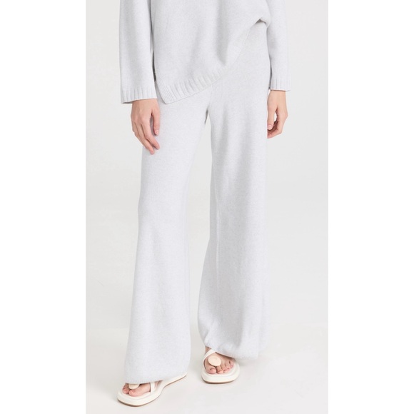 LESET Wide Leg Pants in Light Gray - Picture 1 of 9